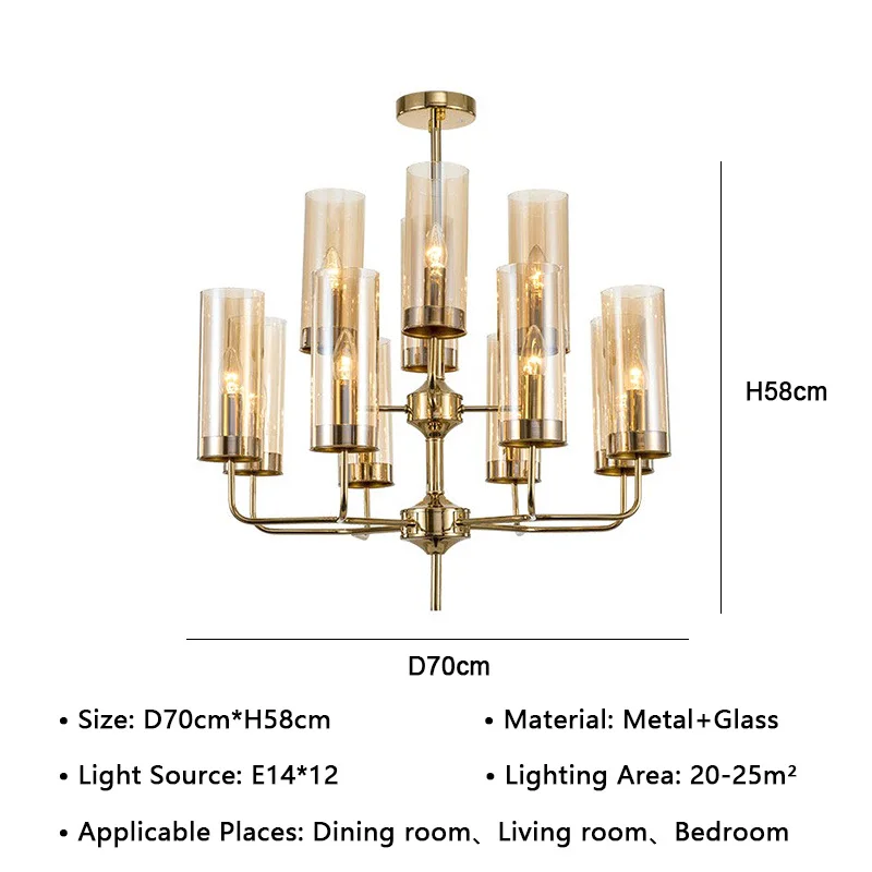lustre-doré-moderne