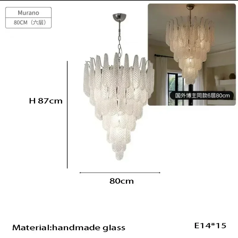 lustre-murano-verre-élégant