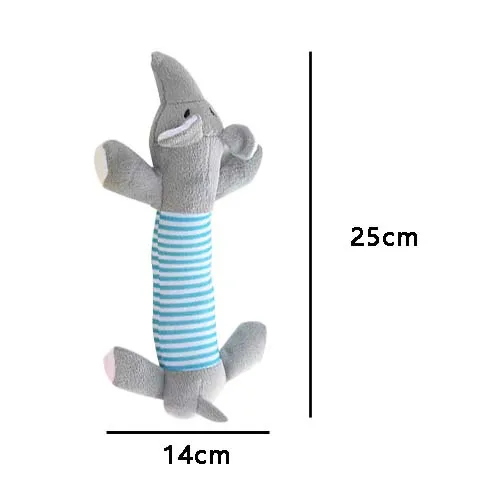 éléphant jouet à mâcher rayé