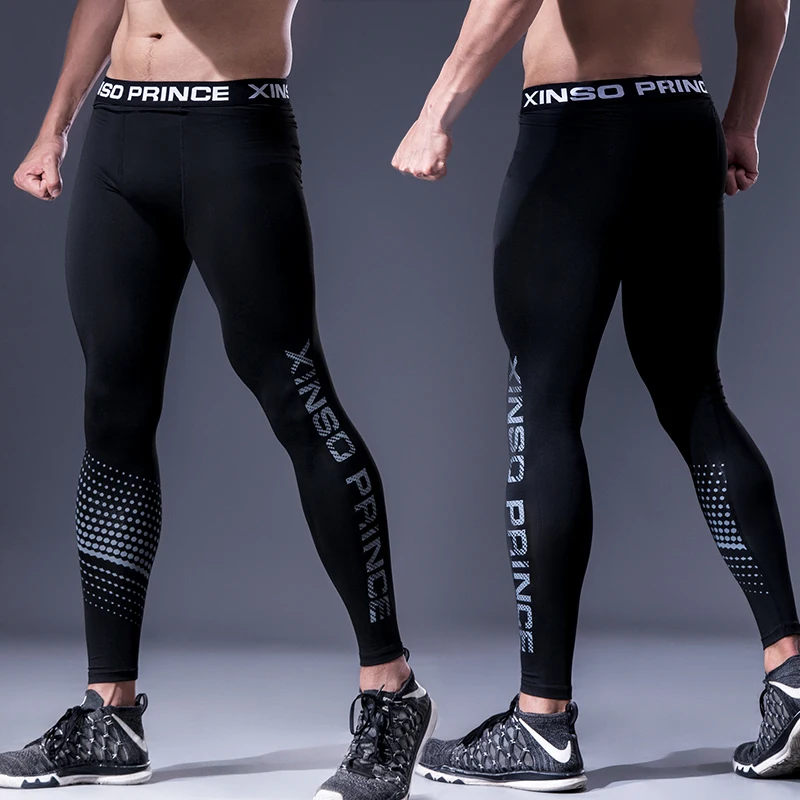 pantalons-de-sport-noirs-à-motif