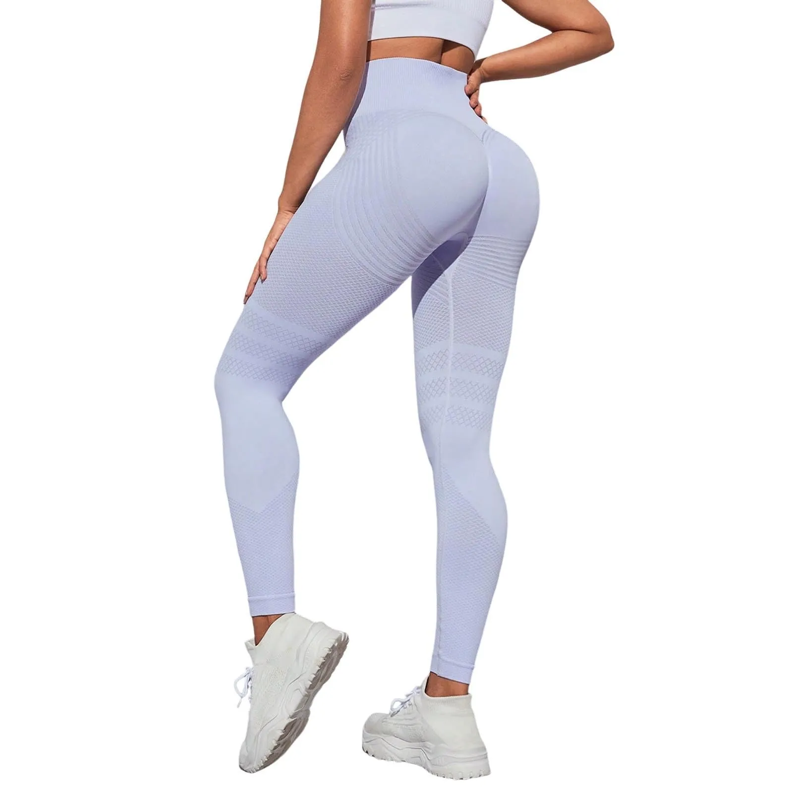 pantalon-yoga-violet-ajusté