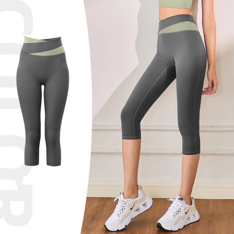 leggings-sport-gris-confortables